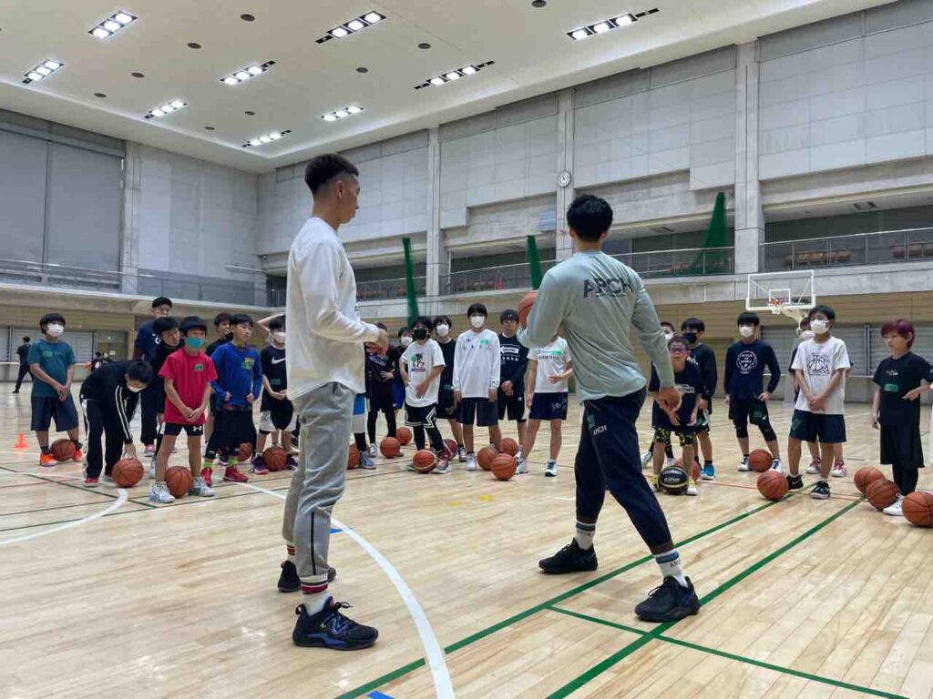 昨日習ったことも今日の練習で実践していました