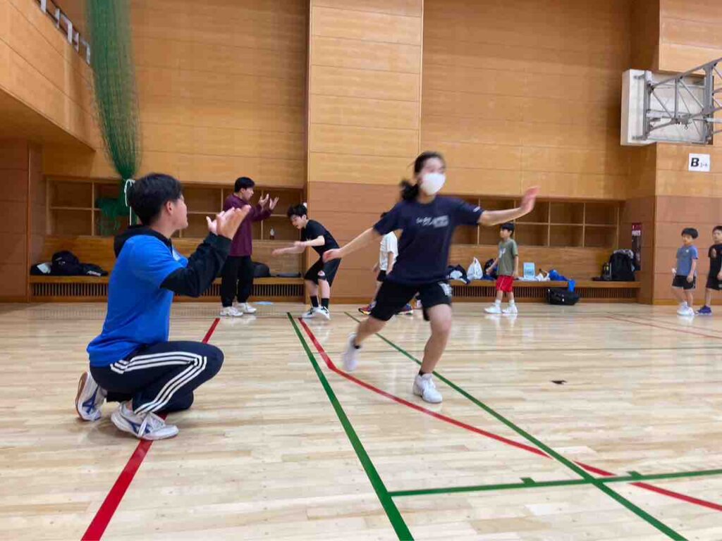 DF練習も実施
