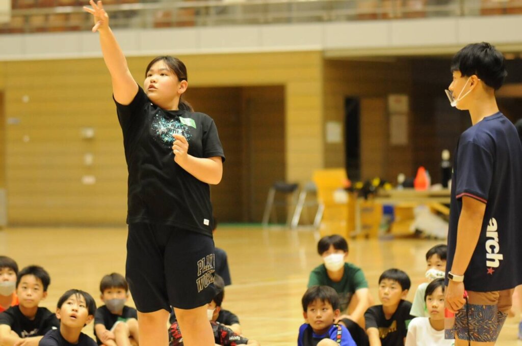 色んなステップを試しながら午後はとにかくシュートの練習