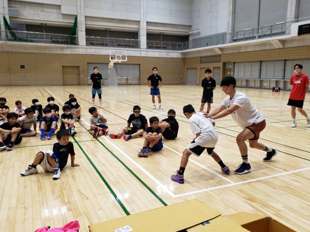 バスケットでの大切な動作になりますv