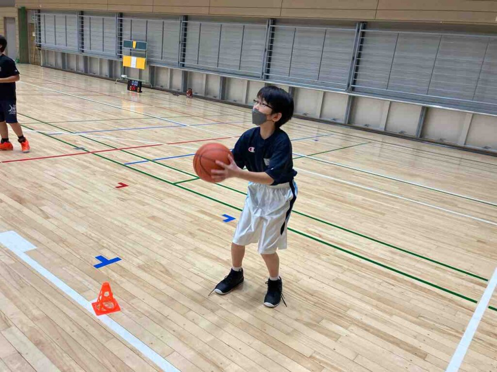 続いてはシュート練習