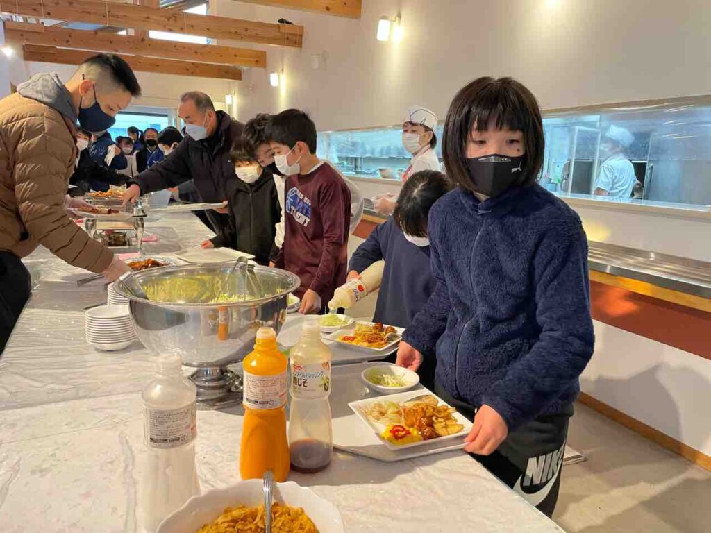 朝ご飯もバランスよくたくさん食べれていました