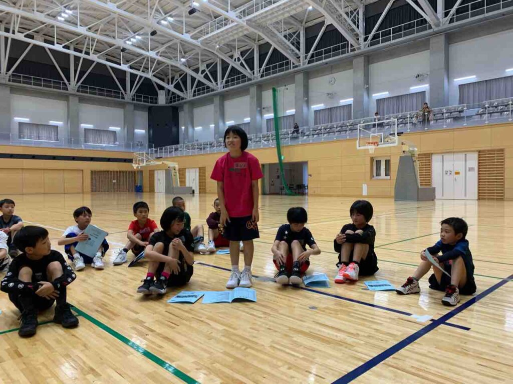 春休み福岡ミニバス合宿2021開会式風景03