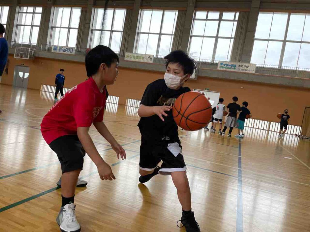 ドリブル&ドライブ練習状況判断が大切