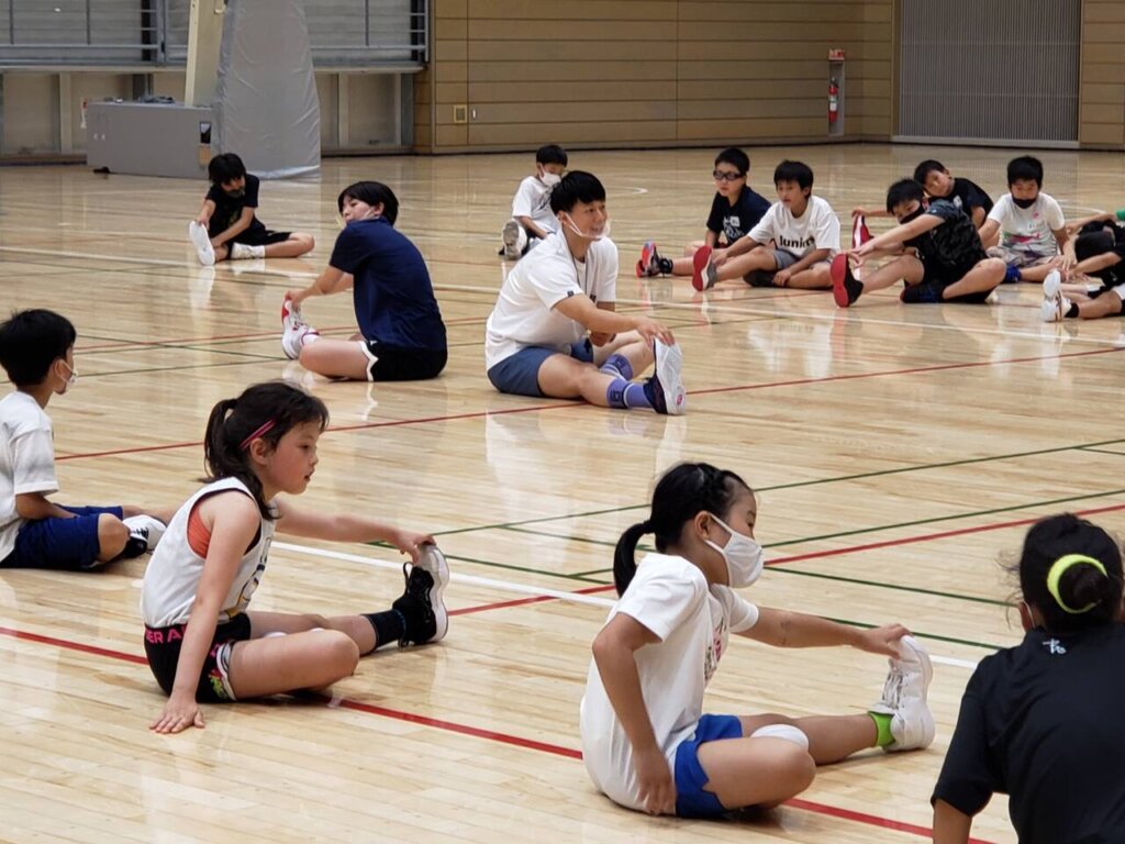 「どうしてストレッチするのか？」もコーチに聞かれていましたが、選手のみんな覚えてるかな！？