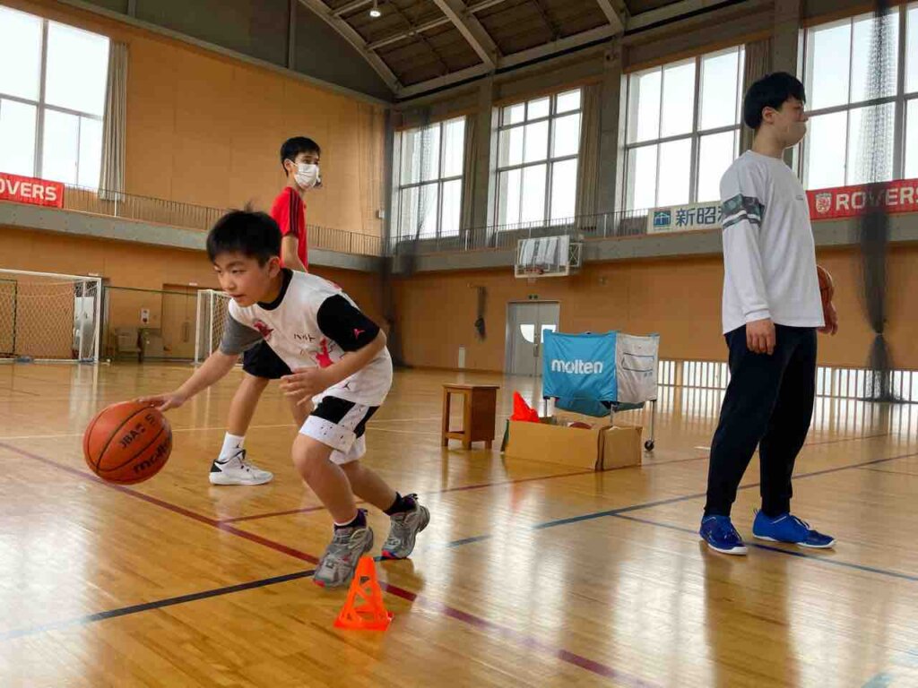 ドリブル&ドライブ練習状況判断が大切