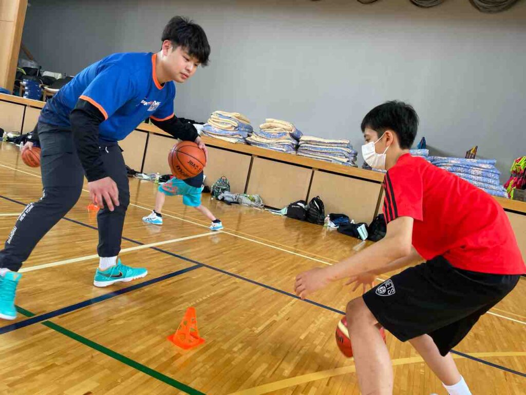 ドリブル&ドライブ練習状況判断が大切