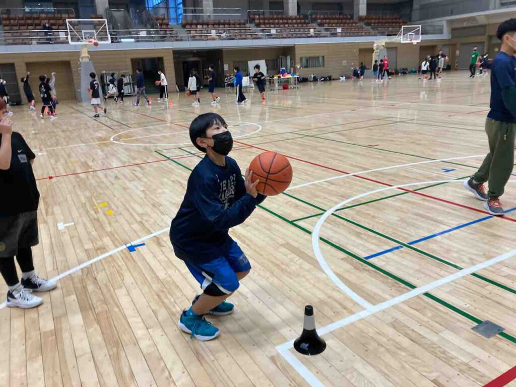 続いてはシュート練習