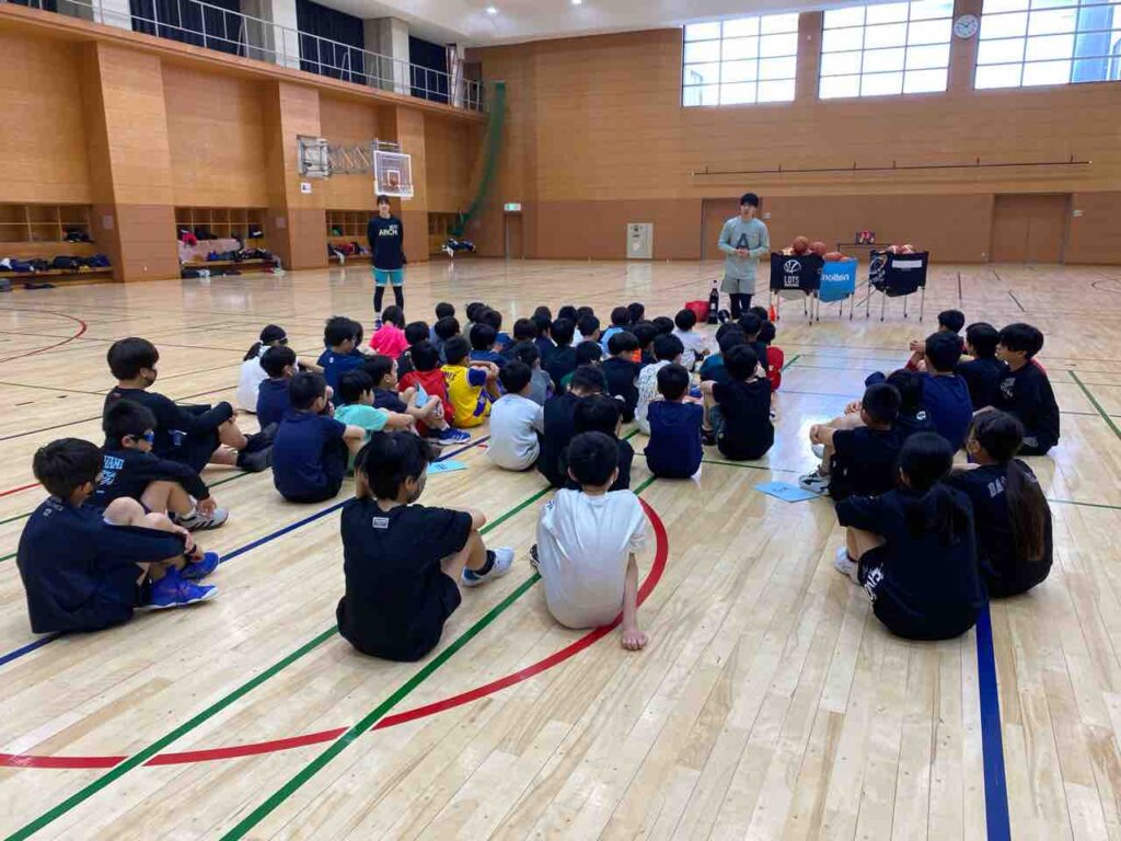 解散式は各コーチの方から挨拶