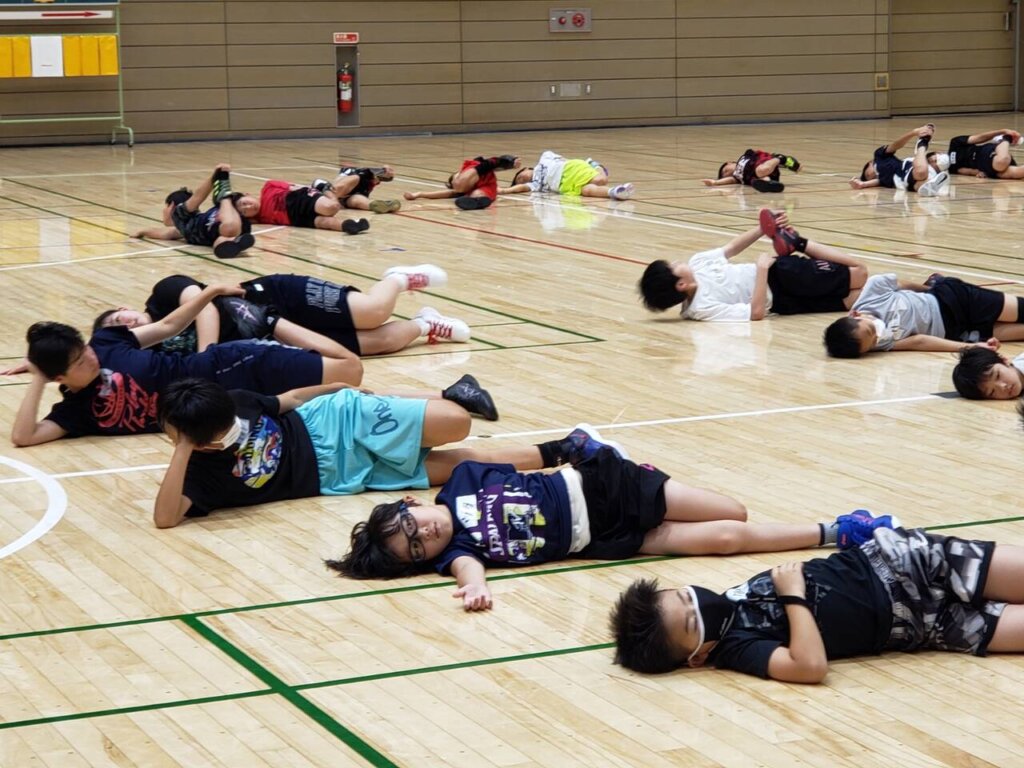 しっかりストレッチ