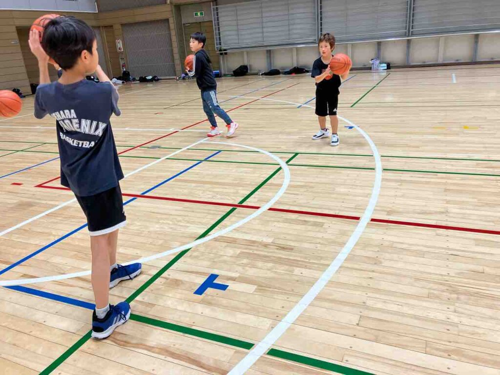 1日目同様に低学年、高学年に分かれて実施